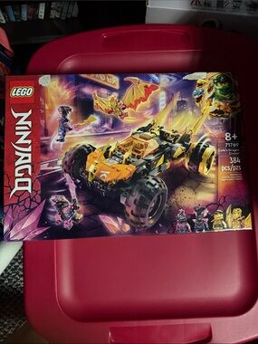 Lego Ninjago Orange and Black Cole's Dragon Cruiser Building Set